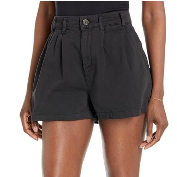 Free People Pants - Free People Billie Chino Shorts Black